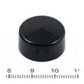 Smoothtopps push-on bolt covers 5/8" hex bolts/nuts. Black — 905127