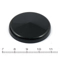 Black 1-7/16" (35mm) diameter emblem