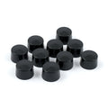 Smoothtopps, push-on bolt cover set. Black — 00-UP REAR BRAKE CALIPER