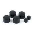 Smoothtopps, push-on bolt cover set. Black — 08-26 Softail (excl. Springers); 08-17 (NU) Dyna; 08-26 FLT/Touring (excl. 23-25 CVO); 08-22 (NU) XL Sportster; 22-26 RH975 Nightsters