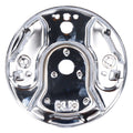 Rear hydraulic brake backing plate, chrome — 58-62 Big Twin (NU)