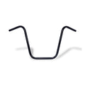 Apehanger handlebar, 16" rise, 1" black — Pre-81 H-D with 1" I.D. risers