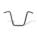 Apehanger handlebar, 16" rise, 1" black — 82-22 H-D (Excl. 08-22 e-throttle) with 1" I.D. risers (NU)