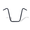 Apehanger handlebar, 18" rise, 1" black — Pre-81 H-D with 1" I.D. risers