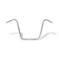 Apehanger handlebar, 14" rise, 1" chrome — 82-22 H-D (Excl. 08-22 e-throttle) with 1" I.D. risers (NU)