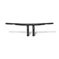 Fat 1-1/4" tiller bar, 6" rise, black