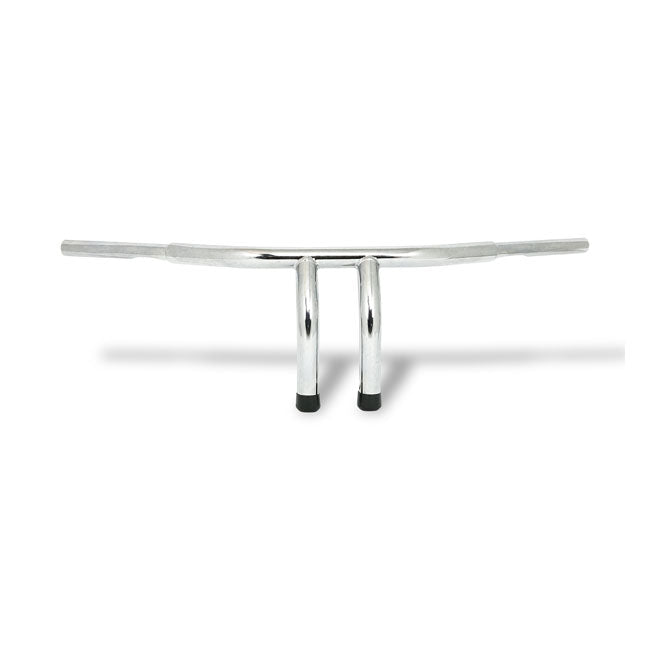 Fat 1-1/4" tiller bar, 8" rise, chrome