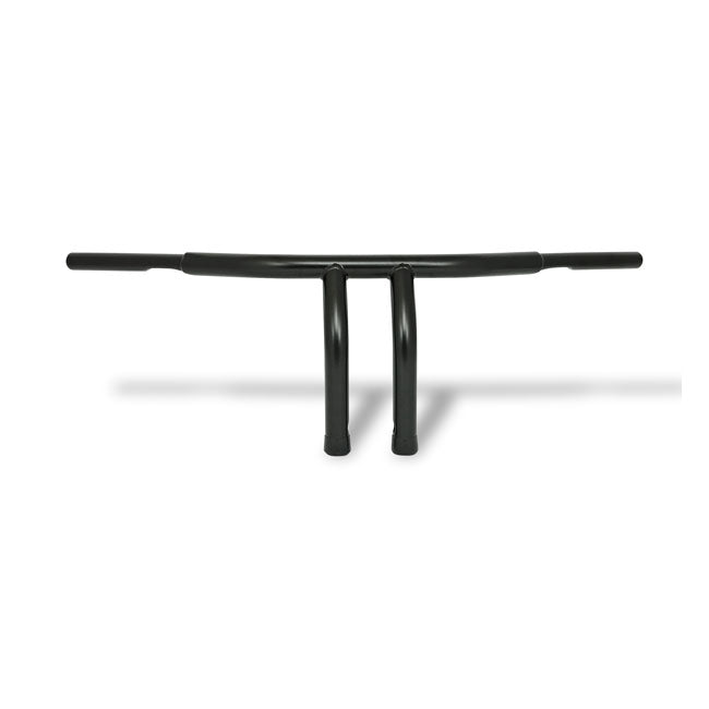 Fat 1-1/4" tiller bar, 10" rise, black