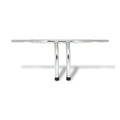 Fat 1-1/4" tiller bar, 12" rise, chrome