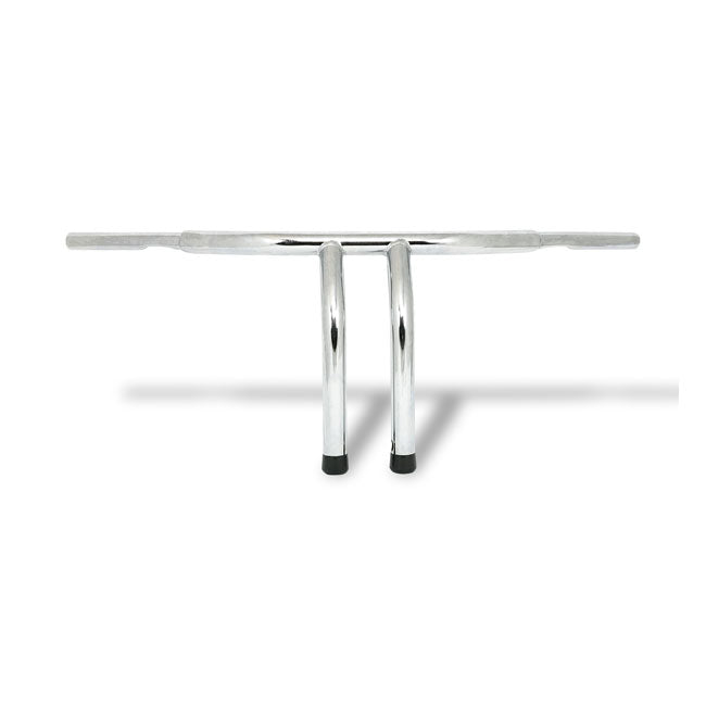 Fat 1-1/4" tiller bar, 12" rise, chrome