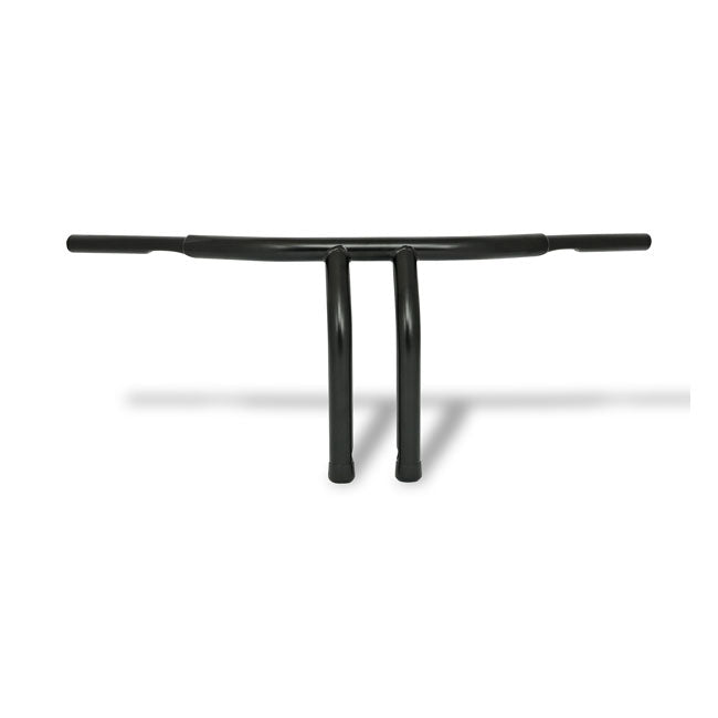 Fat 1-1/4" tiller bar, 12" rise, black