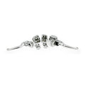 Handlebar control kit chrome 9/16" bore — 11-17 FXS; FLS; FLST; 12-17 FXD; FDXWG (NU). (single disc models)