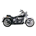 Paughco, Side by side Upswept Fishtails exhaust. Black