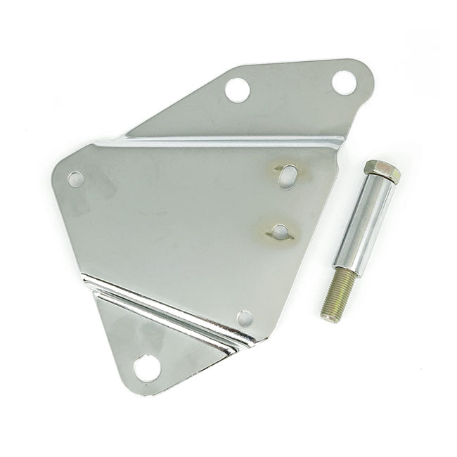 Paughco, bracket kit, tool box mount. Chrome — 84-99 Softail (Excl. 90-99 FLSTC) (NU)