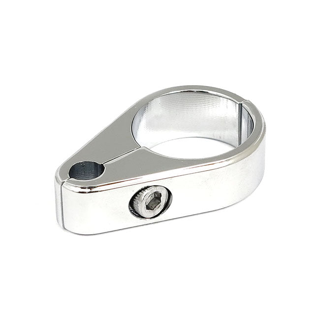 2-piece frame cable clamp. Throttle. Chrome — 905660