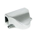 Handlebar clamp cover. Polished