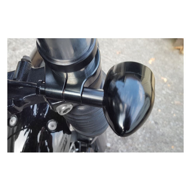 Motone, Wrap-around turn signal brackets, 35mm forks — All models with 35mm forks