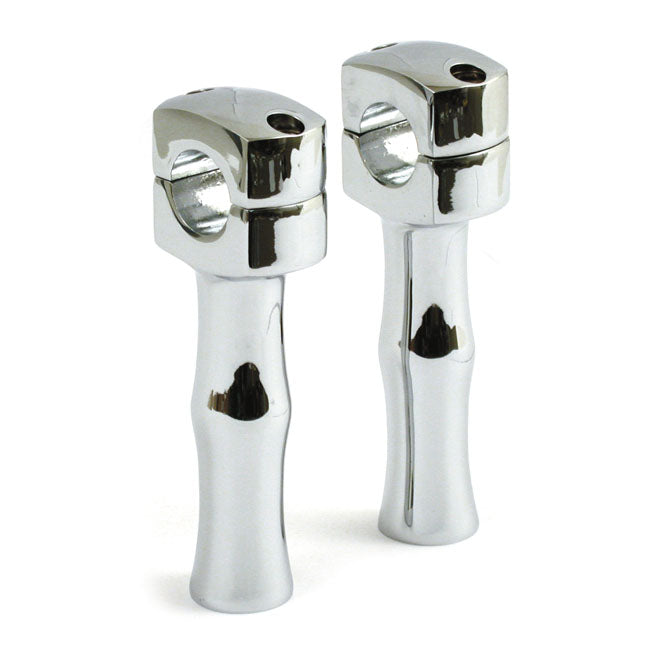 5" domed risers — 73-99 Big Twin; TC; XL Sportster (Excl. FLT)