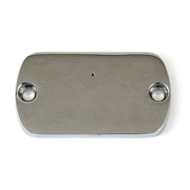 H/b master cyl. cover. Chrome, smooth