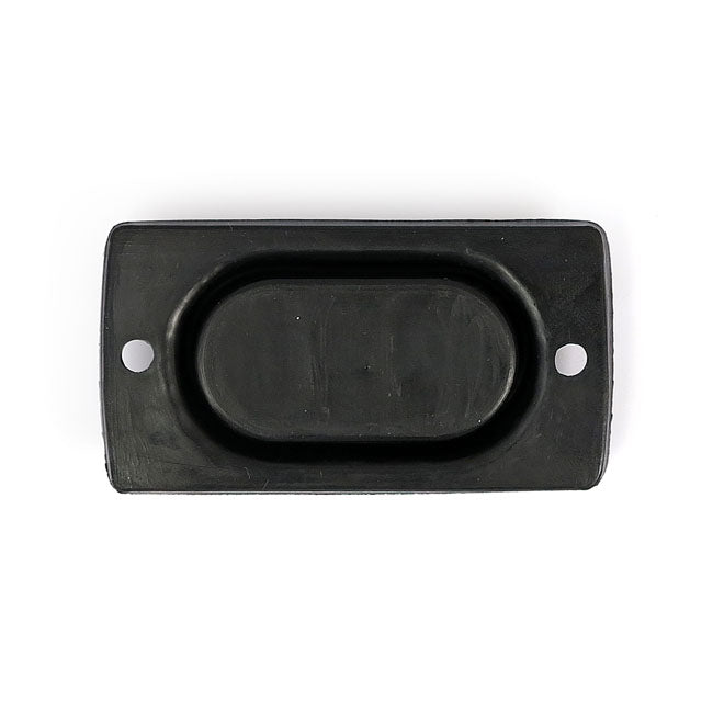 Gasket, master cylinder cover rear — Front: L85-95 all H-D. Rear: 85-86 FXWG; L87-99 FLST; 91-05 Dyna; L85-03 XL Sportster (NU)