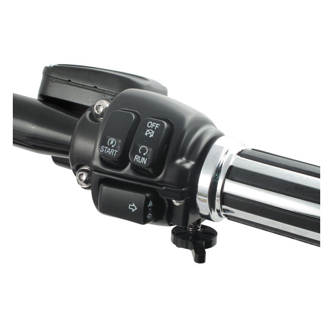 Throttle screw extension lever. Black