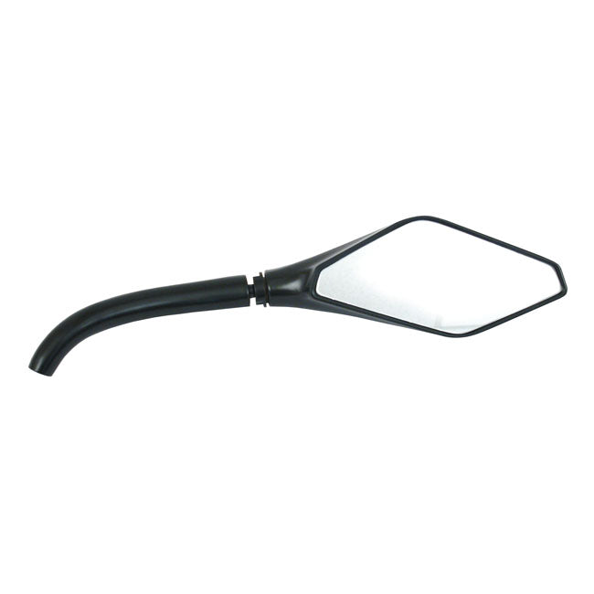 Cobra mirror, black, right — 65-UP H-D