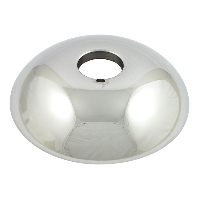 Front hub cap 8". Chrome — 81-84 FL (NU)
