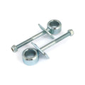Axle adjuster & cap kit — 84-96 FLT/Touring (NU)