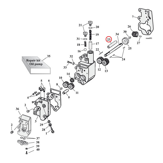 Bushing, oil pump drive shaft