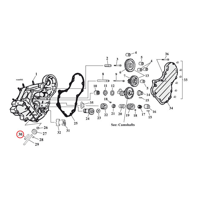 Bushing, oil pump drive shaft