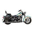 Paughco, Independent dual head pipes. Chrome — 85-94 Softail (NU)