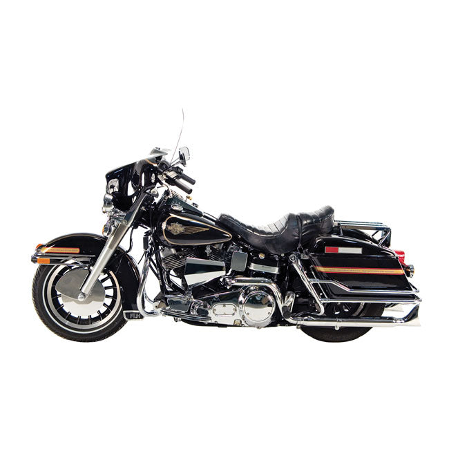 Paughco, Independent dual head pipes. Chrome — 95-99 Softail (NU)
