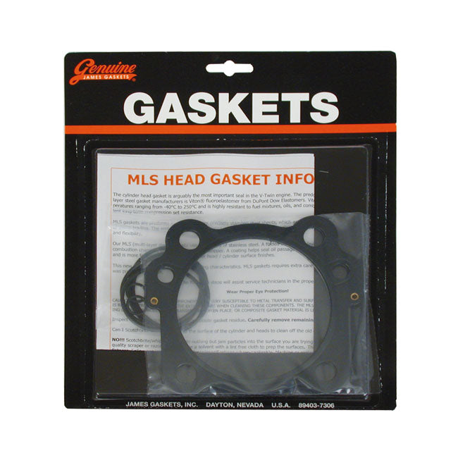James, cylinder head & base gasket kit. 3-7/8" bore MLS