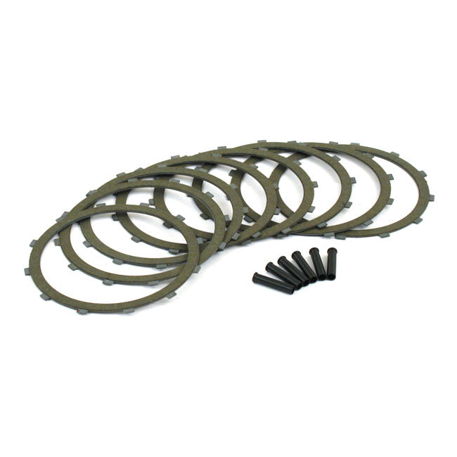 Barnett, clutch friction disc set. Aramid — 71-E84 XL Sportster (NU)