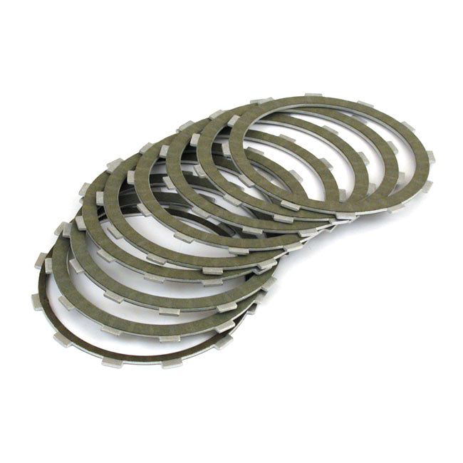 Barnett, clutch friction disc set. Aramid — 98-17 Big Twin (excl. 13-17 with A&S clutch; Excl. 2017 M8) (NU)