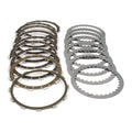 Barnett, clutch plate kit. Carbon fiber — 98-17 Big Twin (excl. 13-17 Big Twin with A&S clutch; 2017 M8)