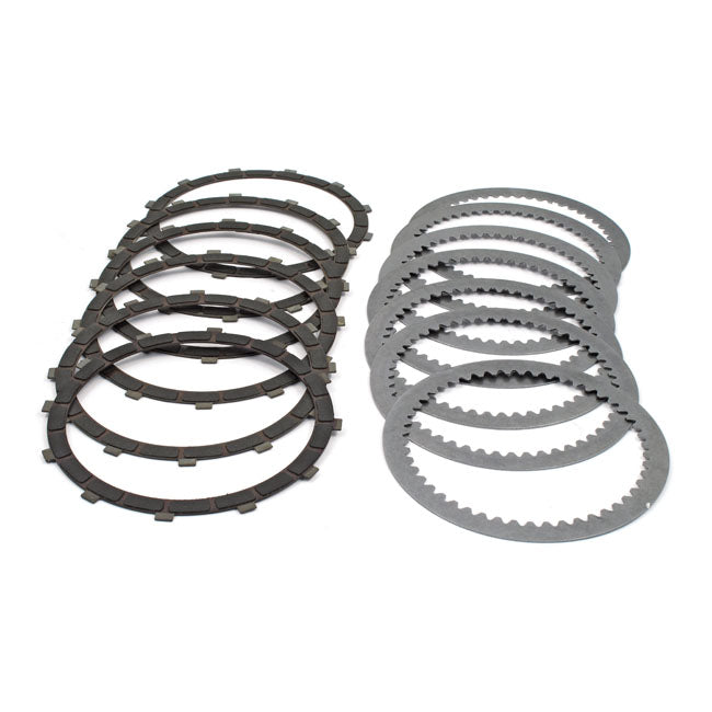 Barnett, clutch plate kit. Carbon fiber — L84-89 Big Twin (NU)