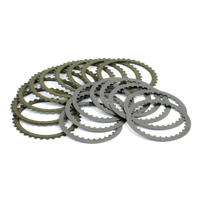 Barnett, Extra Plate clutch plate kit. Aramid — 90-97 Big Twin; 91-22 XL Sportster; 08-12 XR1200 (NU)