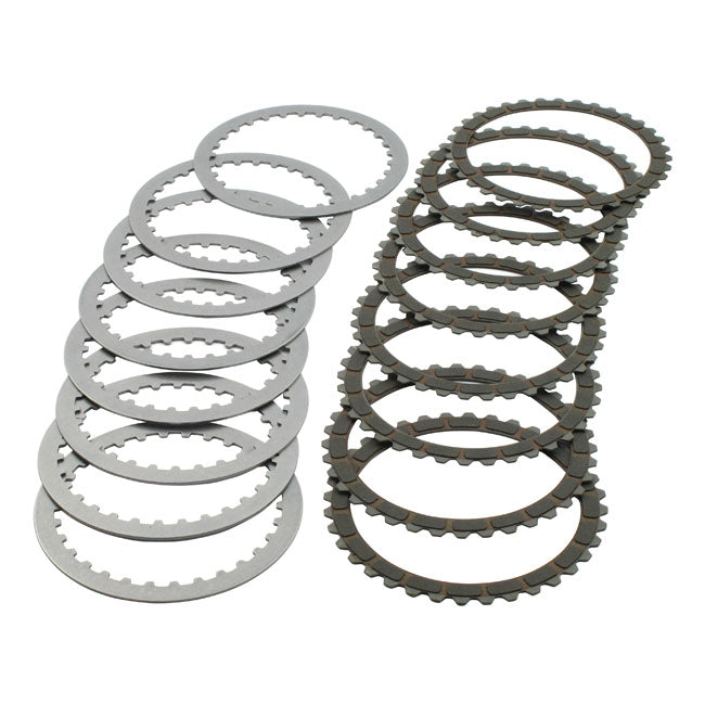 Barnett, Extra Plate clutch plate kit. Carbon Fiber — 90-97 Big Twin; 91-22 XL Sportster; 08-12 XR1200 (NU)