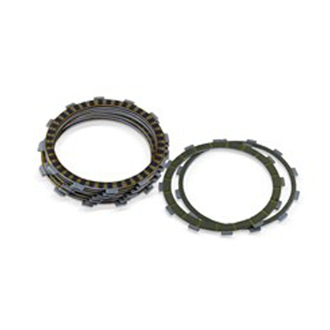 Barnett, clutch friction disc set. Carbon fiber — 98-17 Big Twin (excl. 13-17 with A&S clutch; Excl. 2017 M8) (NU)