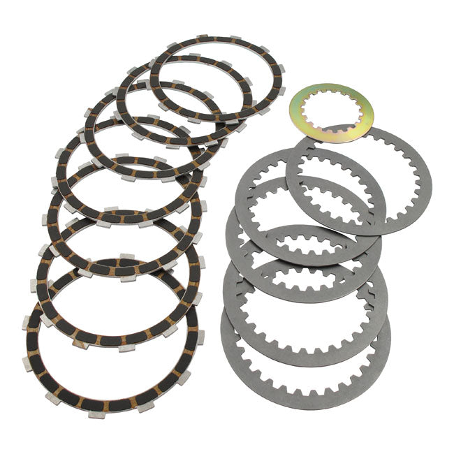 Barnett, clutch plate kit. Carbon fiber — 84-90 XL Sportster (NU)