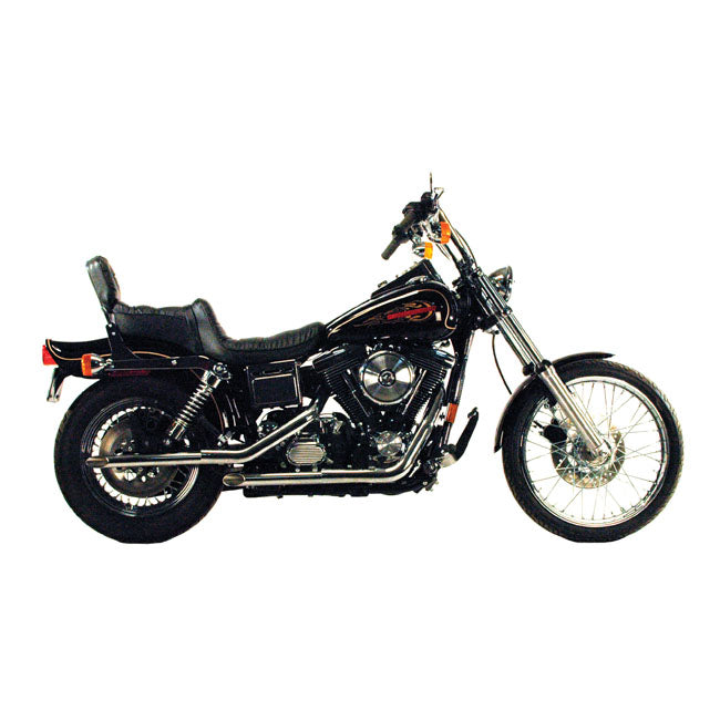 Paughco, Drag pipes (40"). Chrome — 91-05 Dyna (NU)