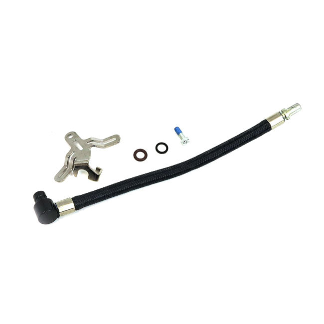 EFI external fuel line, tank to fuel rail — 07-20 XL Sportster (Excl. XL1200X/CX/V) (NU)