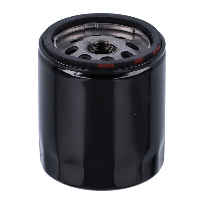 S&S, spin-on oil filter. Black — 84-98 Softail; 80-98 FLT/Touring; 82-94 FXR; L84-22 XL Sportster; 08-12 XR1200; 97-02 Buell (NU)