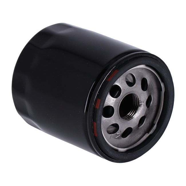 S&S, spin-on oil filter. Black — 84-98 Softail; 80-98 FLT/Touring; 82-94 FXR; L84-22 XL Sportster; 08-12 XR1200; 97-02 Buell (NU)