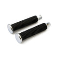 OEM style foot peg set. Chrome end cap. extended
