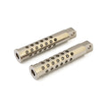 Shooter foot pegs. nickel plated
