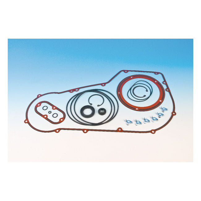 James, primary cover gasket & seal kit. Foamet with bead — 94-06 Softail; 94-05 Dyna (NU)