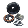Spyke 32 amp charge kit, black regulator