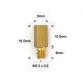 EBC Keihin hex head main jets 99101-357, size 170